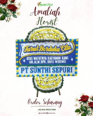 Papan Bunga Duka di Lifofa