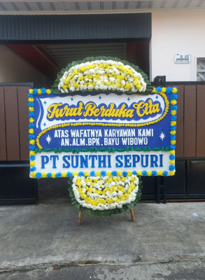 Papan Bunga Duka di Lifofa
